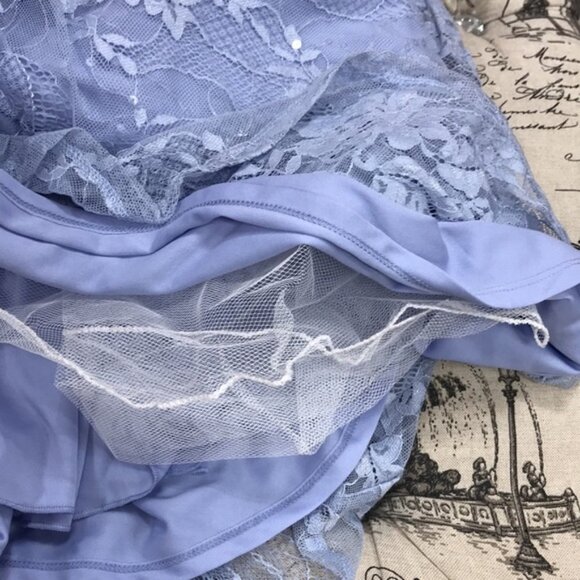 Chic Lavender Floral Women's Prom Dress - Picture 12 of 12